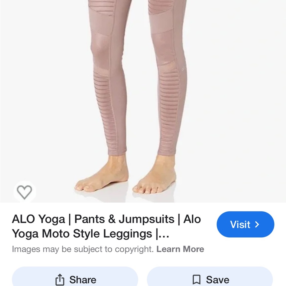 Alo Yoga Leggings in Soft Taupe